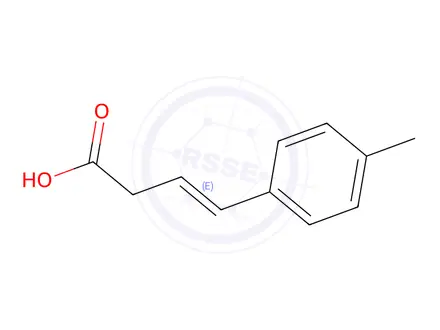 Chemical structure of 4-(4-methylphenyl)but-3-enoic acid