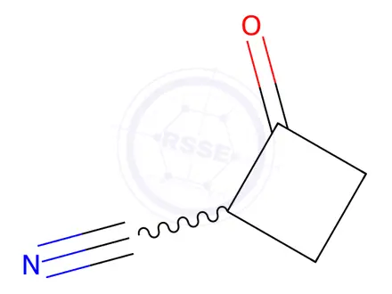 Chemical structure of 2-Oxocyclobutane-1-carbonitrile