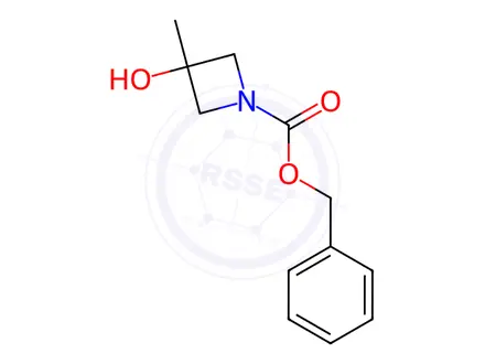 Chemical structure of Benzyl 3-hydroxy-3-methylazetidine-1-carboxylate