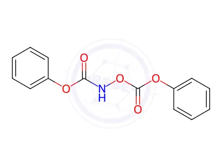 Chemical structure of Carbonic acid,(phenoxycarbonyl)azanyl phenyl ester