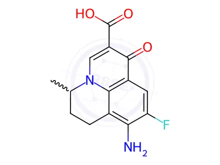 Chemical structure of Nadifloxacin Impurity 11