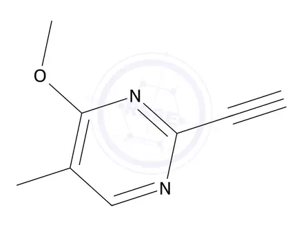 Chemical structure of 2-Ethynyl-4-methoxy-5-methylpyrimidine