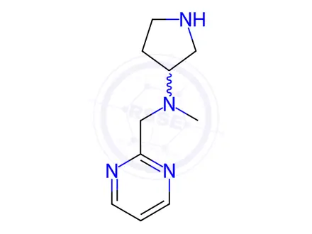 Chemical structure of N-methyl-N-(pyrimidin-2-ylmethyl)pyrrolidin-3-amine