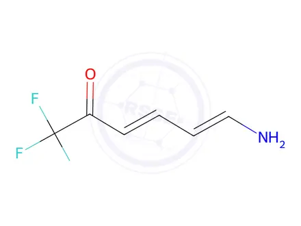 Chemical structure of (3E,5E)-6-amino-1,1,1-trifluorohexa-3,5-dien-2-one