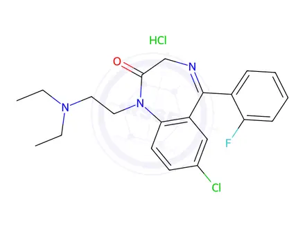 Chemical structure of Flurazepam monohydrochloride