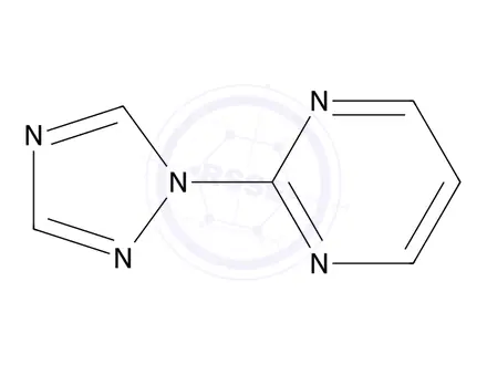 Chemical structure of 2-(1H-1,2,4-Triazol-1-yl)pyrimidine