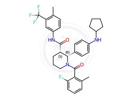 Chemical structure of Avacopan