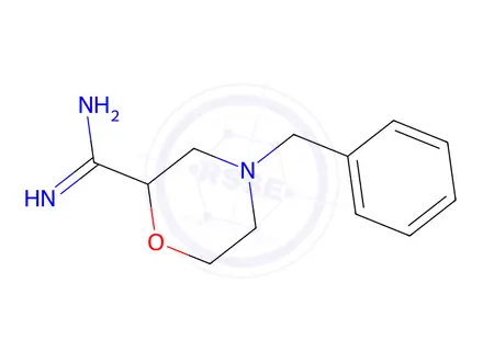 Chemical structure of 4-Benzylmorpholine-2-carboximidamide