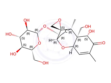 Chemical structure of 3-G-Deoxynivalenol