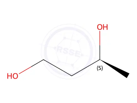 Chemical structure of (S)-(+)-1,3-Butanediol