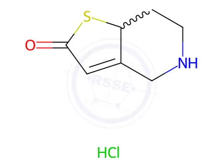 Chemical structure of Prasugrel Impurity 9 HCl