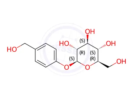 Chemical structure of Gastrodin