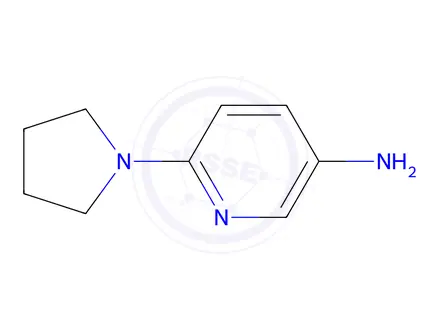 Chemical structure of 6-(pyrrolidin-1-yl)pyridin-3-amine
