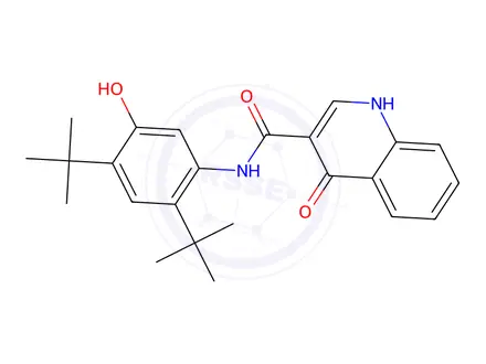 Chemical structure of Ivacaftor