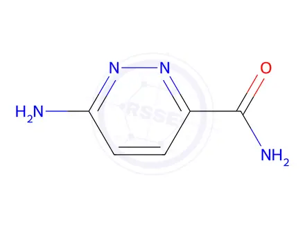 Chemical structure of 6-Aminopyridazine-3-carboxamide
