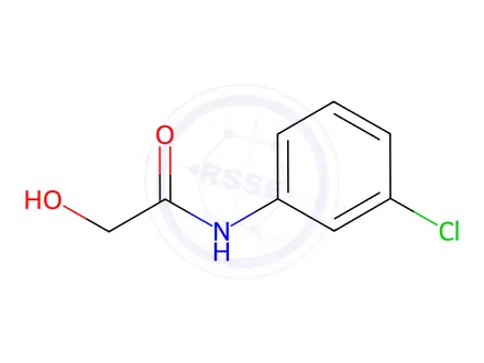 Chemical structure of N-(3-chlorophenyl)-2-hydroxyacetamide