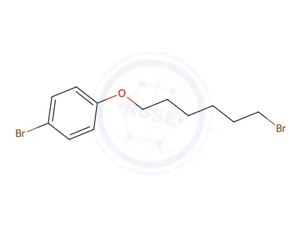 Chemical structure of 1-Bromo-4-((6-bromohexyl)oxy)benzene