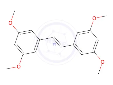 Chemical structure of (E)-3,5,3',5'-Tetramethoxystilbene
