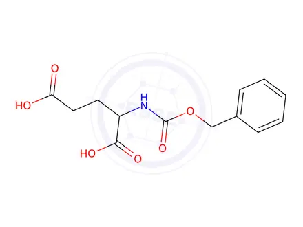 Chemical structure of N-[(Phenylmethoxy)carbonyl]glutamic Acid