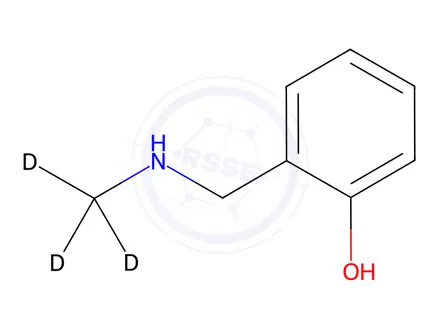 Chemical structure of 2-{[METHYL-D3)AMINO]METHYL}PHENOL