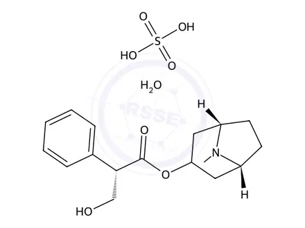 Chemical structure of Hyoscyamine Sulfate Working Standard (Secondary Reference Standard)