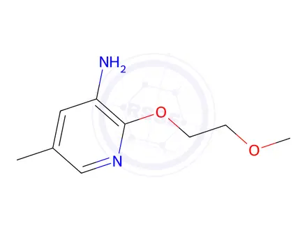 Chemical structure of 2-(2-Methoxyethoxy)-5-methylpyridin-3-amine