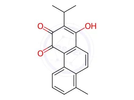 Chemical structure of Danshenxinkun B