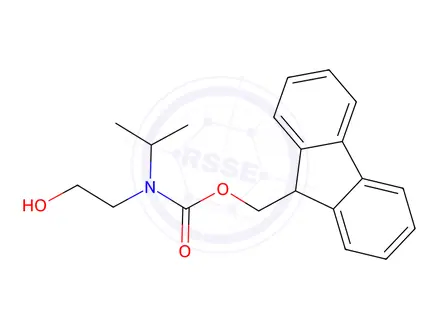 Chemical structure of (9h-Fluoren-9-yl)methyl (2-hydroxyethyl)(isopropyl)carbamate