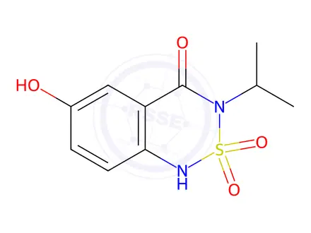 Chemical structure of 6-Hydroxy Bentazon