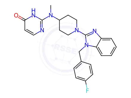 Chemical structure of Mizolastine