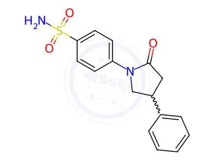 Chemical structure of 4-(2-Oxo-4-phenylpyrrolidin-1-yl)benzenesulfonamide