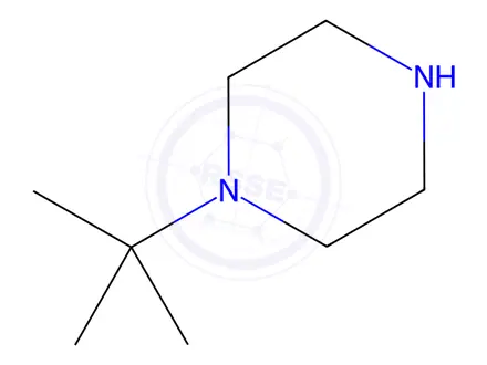 Chemical structure of 1-tert-Butylpiperazine dihydrochloride