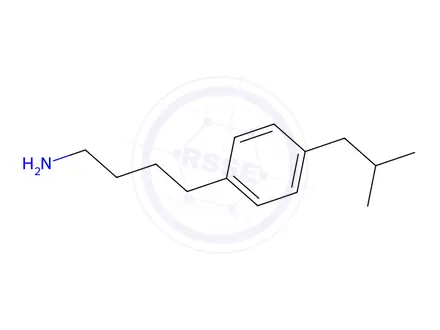 Chemical structure of 4-(4-Isobutylphenyl)butan-1-amine