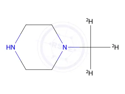 Chemical structure of Chlorcyclizine Hydrochloride Impurity 1-d3 (Chlorcyclizine EP Impurity A-d3)
