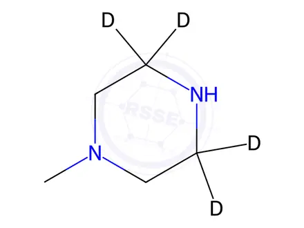 Chemical structure of N-Methylpiperazine-3,3,5,5-d4