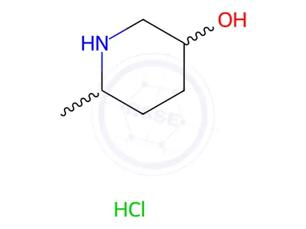 Chemical structure of 6-Methylpiperidin-3-ol hydrochloride