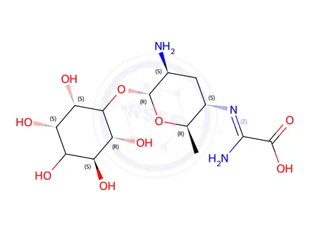 Chemical structure of Kasugamycin hydrochloride hydrate