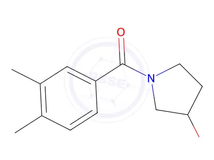 Chemical structure of 1-(3,4-Dimethylbenzoyl)pyrrolidin-3-ol