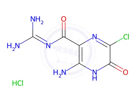 Chemical structure of Amiloride Hydrochloride Impurity 3 Hydrochloride (Amiloride Hydrochloride Dihydrate EP Impurity C Hydrochloride)