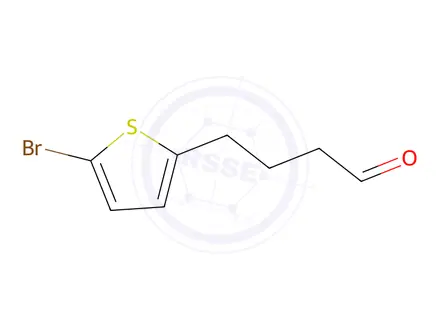 Chemical structure of 4-(5-Bromothiophen-2-yl)butanal