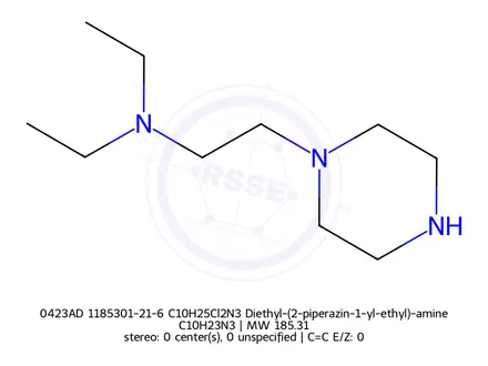 Chemical structure of N,N-Diethyl-2-(piperazin-1-yl)ethan-1-amine