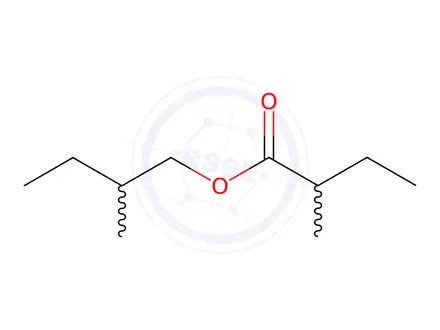 Chemical structure of 2-Methylbutyl 2-methylbutyrate