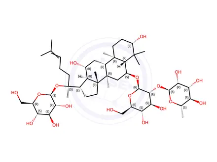 Chemical structure of Ginsenoside Re