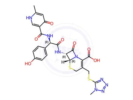 Chemical structure of Cefpiramide