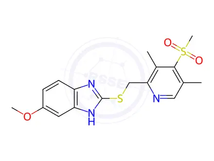 Chemical structure of Esomeprazole Sodium Impurity 198