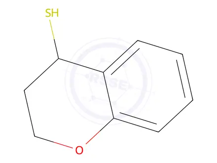 Chemical structure of 3,4-dihydro-2H-1-benzopyran-4-thiol