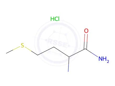 Chemical structure of 2-Amino-4-(methylthio)butanamide hydrochloride
