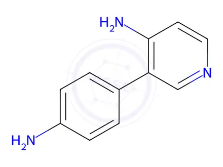 Chemical structure of 3-(4-Aminophenyl)pyridin-4-amine