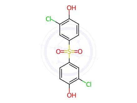 Chemical structure of Dichloro Bisphenol S isomer
