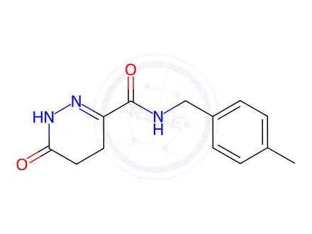 Chemical structure of n-(4-Methylbenzyl)-6-oxo-1,4,5,6-tetrahydropyridazine-3-carboxamide